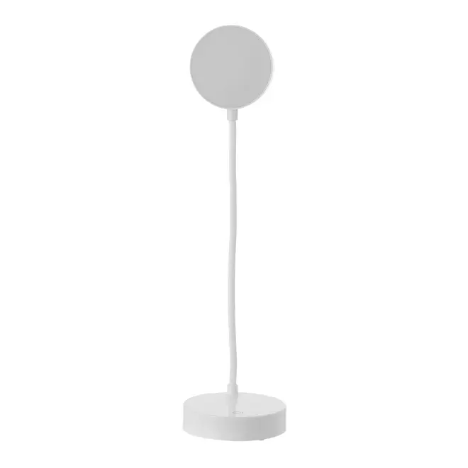 LUMINÁRIA DE MESA LED RECARREGÁVEL PUCK - BRANCO - Foto 3