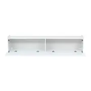 RACK SUSPENSO 2 PORTAS BASCULANTE 1,63 M X 28 CM FIT IN - BRANCO - Foto 3