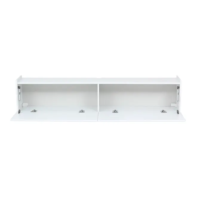 RACK SUSPENSO 2 PORTAS BASCULANTE 1,63 M X 28 CM FIT IN - BRANCO - Foto 3