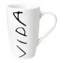 CANECA 400 ML LIVRO EM LOUÇAS RAÍZES - BRANCO/PRETO - Foto 1