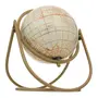 ADORNO MESA 25 CM MUNDI GLOBO TERRESTRE - OFF WHITE/DOURO - Foto 5