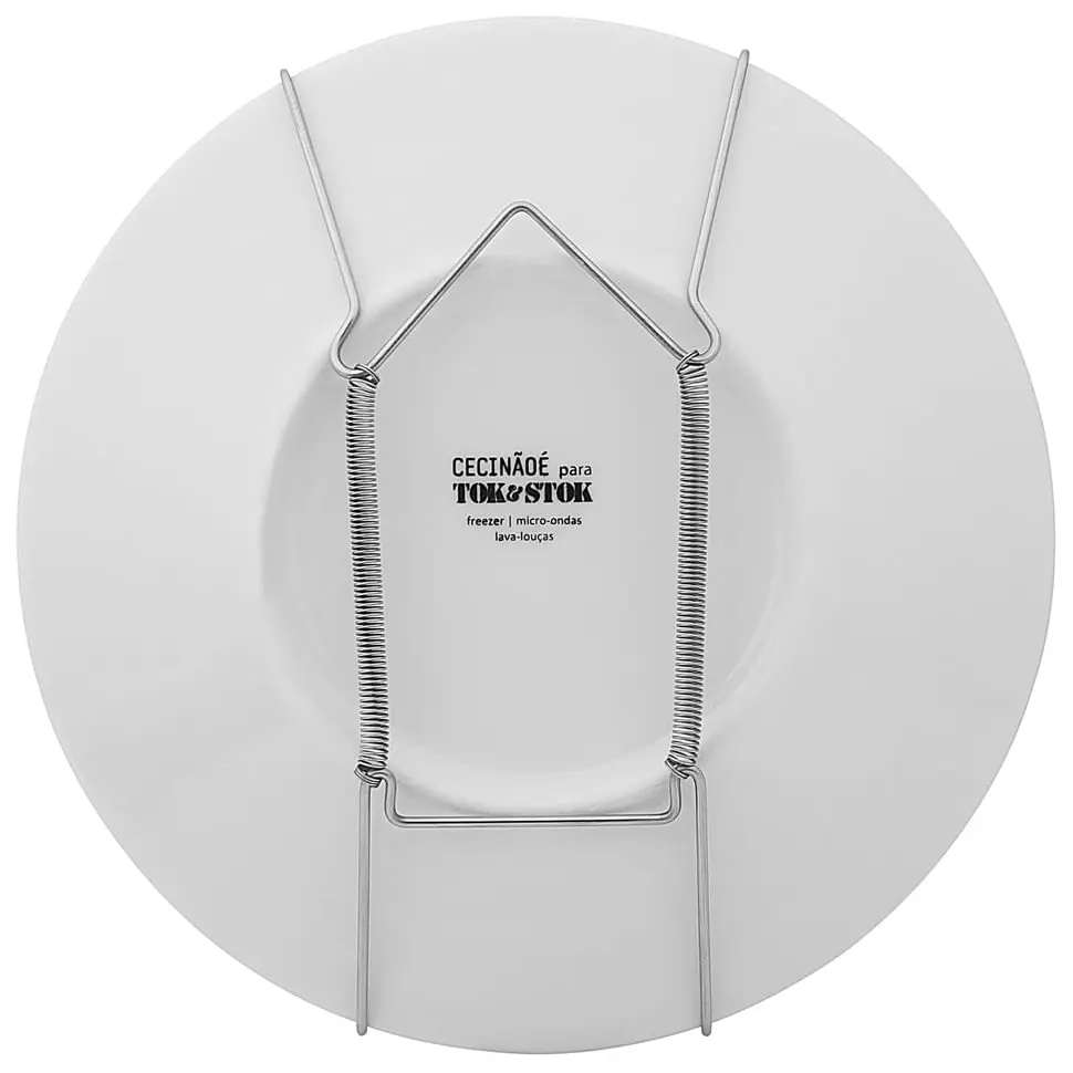 SUPORTE DE PRATO PARA PAREDE PEQUENO WALLPLATE - INOX - Foto 4