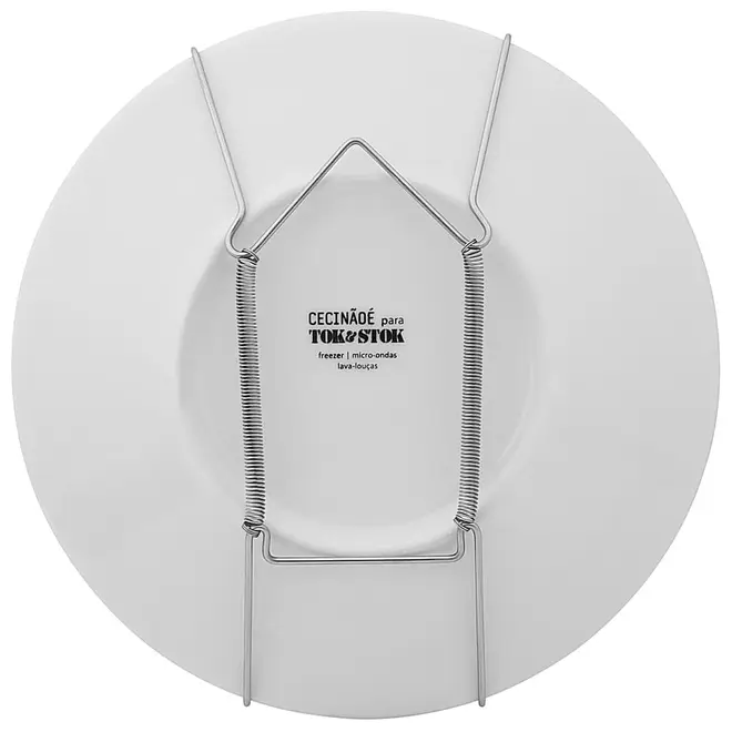 SUPORTE DE PRATO PARA PAREDE PEQUENO WALLPLATE - INOX - Foto 4