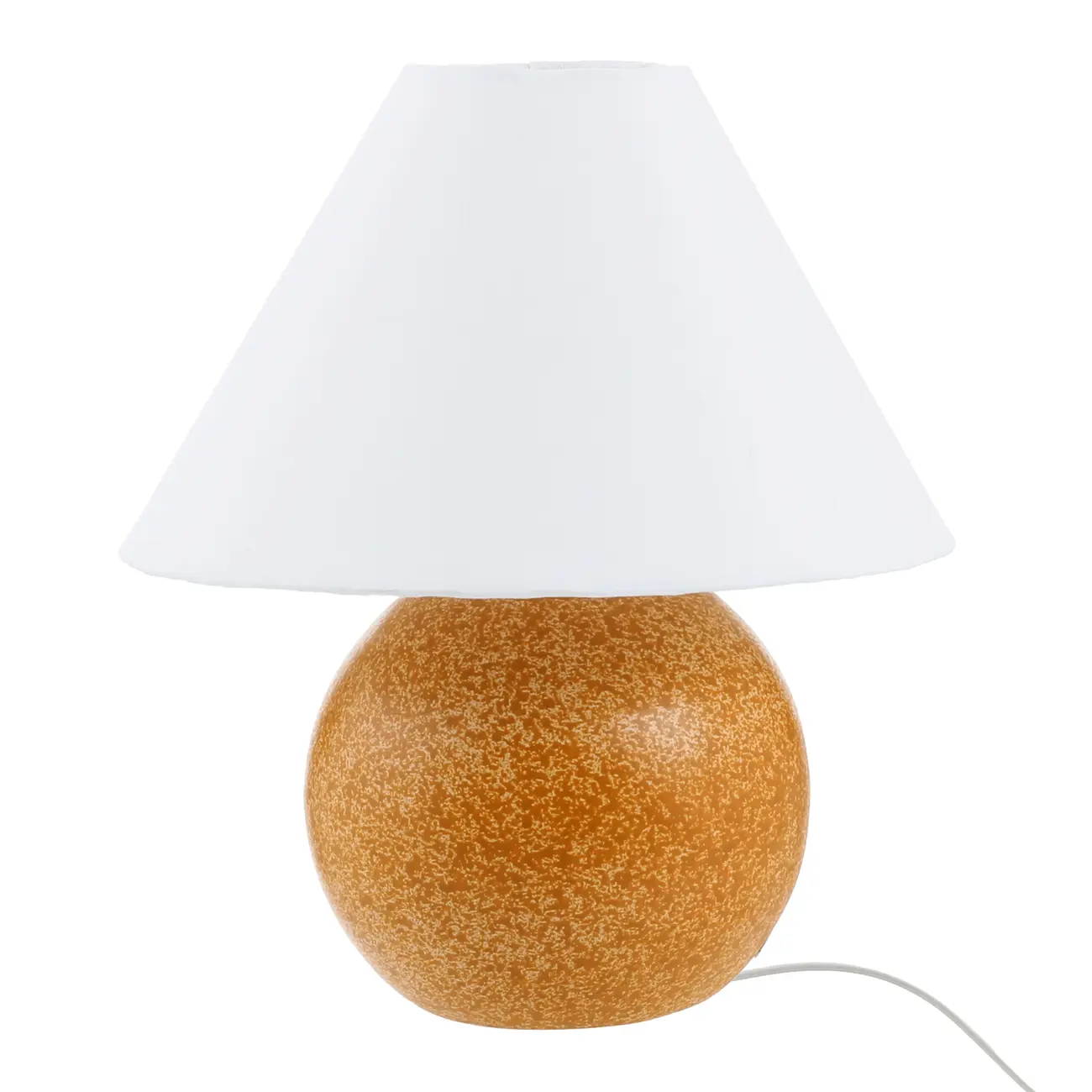 LUMINÁRIA DE MESA MADGE C/CUP A - NATURAL/BRANCO - Foto 1