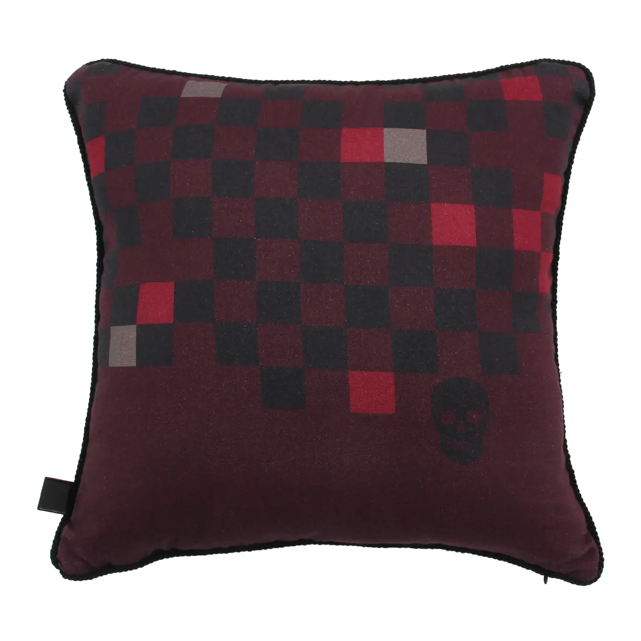 ALMOFADA 50 CM X 50 CM FLORA ÚNICA PAINEIRA - GARNET/CORES MINERAIS - Foto 2