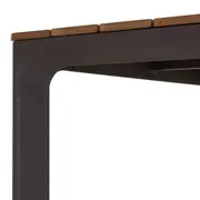 MESA PARA ÁREA EXTERNA 1,65 M X 80 CM SUMMERLAND - CAFÉ/NOZES - Foto 8