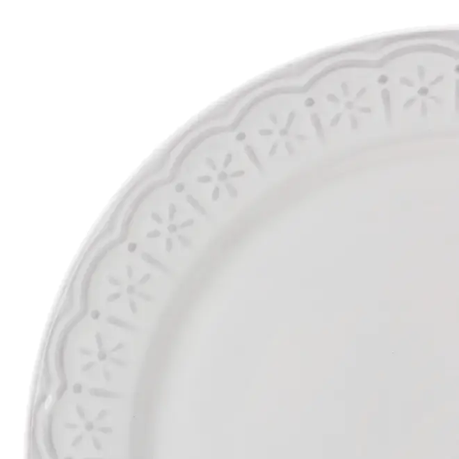 PRATO DE SERVIR/TRAVESSA 32 CM TRÉSOR - BRANCO - Foto 4