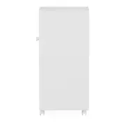 ARMÁRIO PARA LAVANDERIA BAIXO 1 PORTA COM RODÍZIOS ALL WEEK - BRANCO - Foto 3