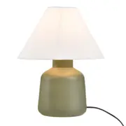 LUMINÁRIA DE MESA KERAMIK C/CUP A - PRETO/MUSGO - Foto 2