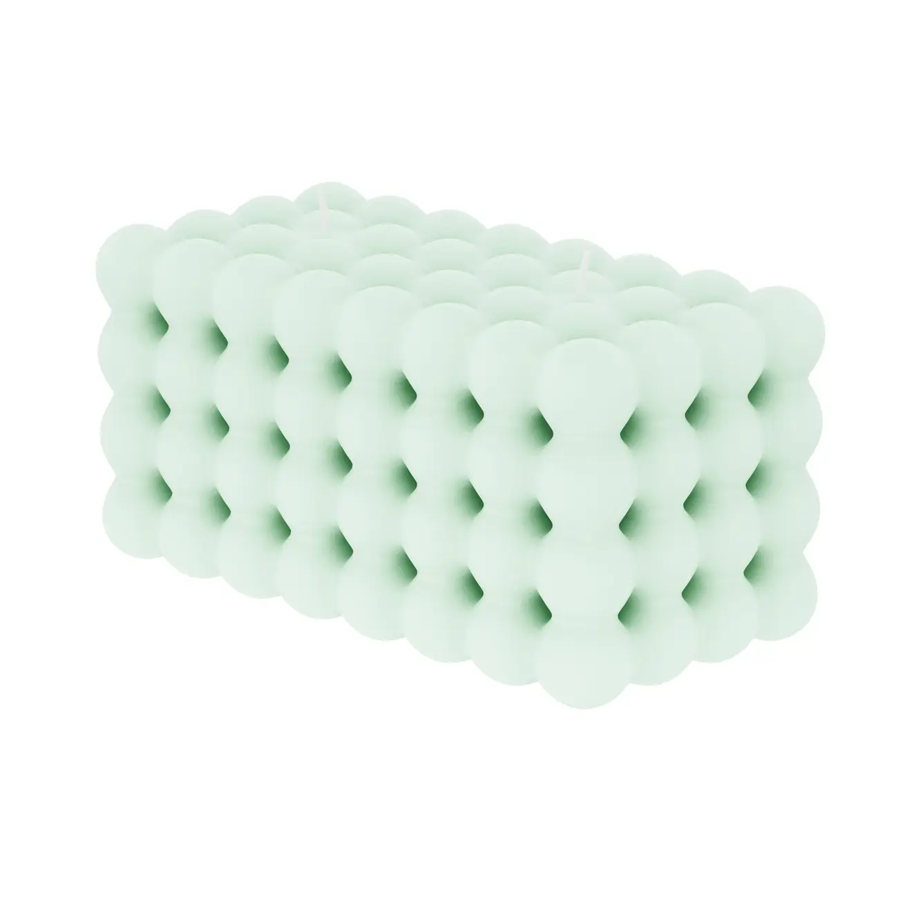 VELA 6 CM X 12 CM FUNNY BUBBLE - SORBET DE MENTA - Foto 3