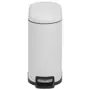 LIXEIRA COM PEDAL 10 L GIBBOUS - BRANCO BRILHANTE - Foto 1