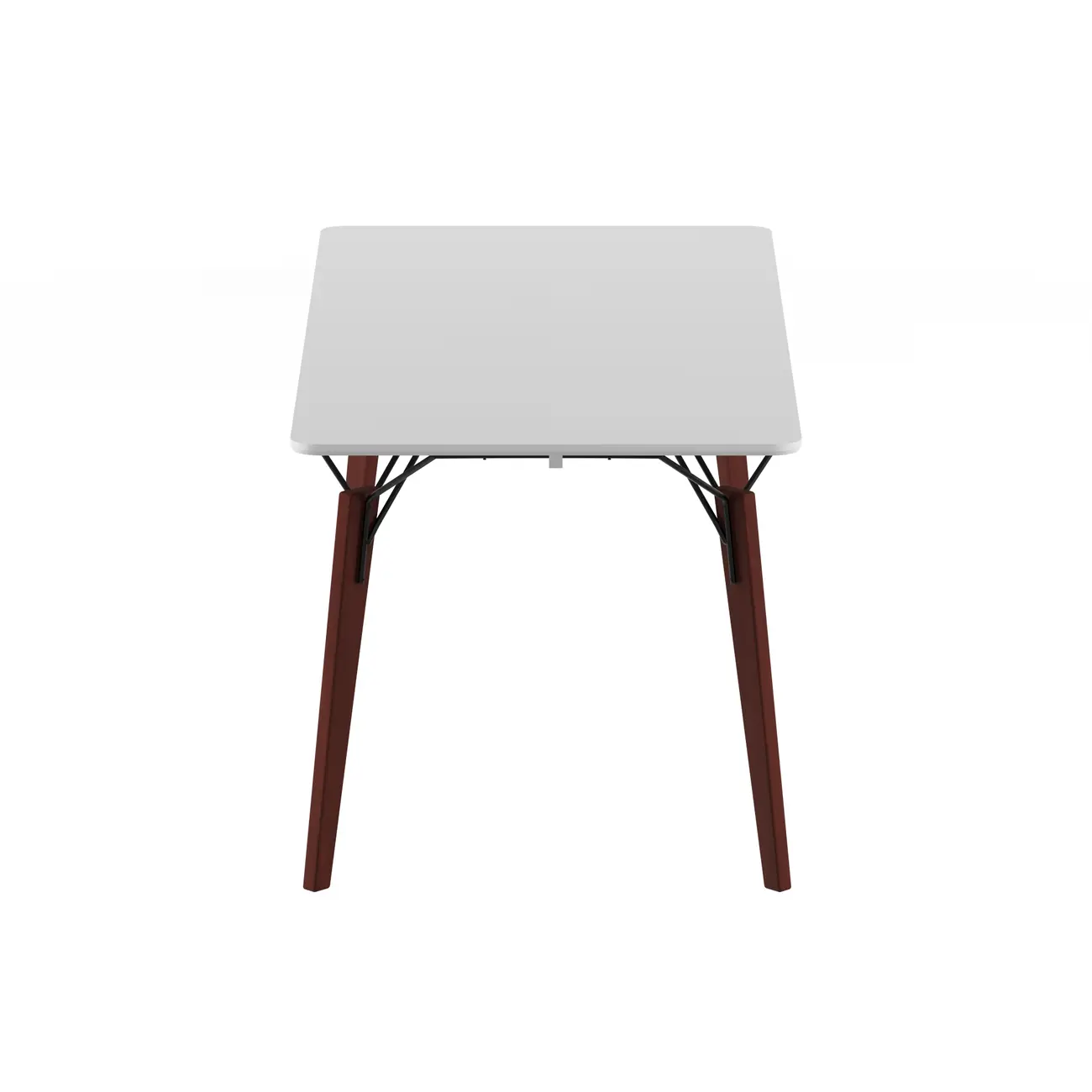 MESA 1,60 M X 80 CM OVNI - NOZES/BRANCO - Foto 3