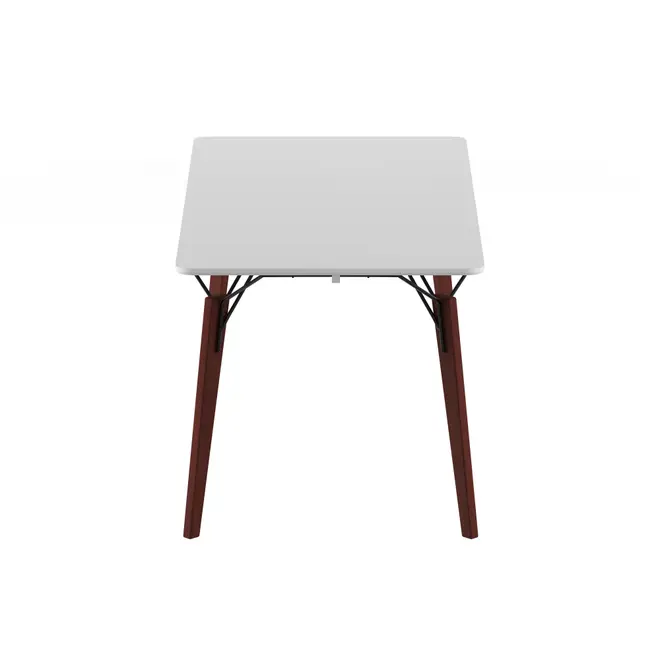 MESA 1,60 M X 80 CM OVNI - NOZES/BRANCO - Foto 3