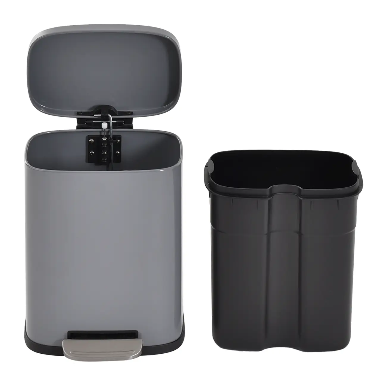 LIXEIRA 5 L ALLSTON - KONKRET/INOX - Foto 5