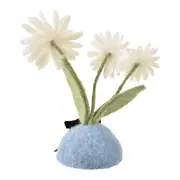 ADORNO VASO FLOR 23 CM PASCOQUETTE - VIN ROSE/BLEU CENDRÉ - Foto 4