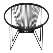 POLTRONA ESPAGUETE STRING - PRETO/PRETO - Foto 2