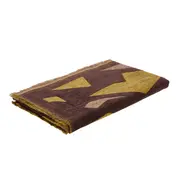 MANTA PARA SOFÁ 1 M X 1,45 M OFFCUTS - MARROM/AMARELO HANBAR - Foto 1
