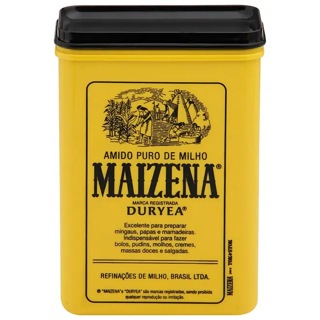 POTE HERMÉTICO 1,2 L MAIZENA - AMARELO/PRETO - Foto 1