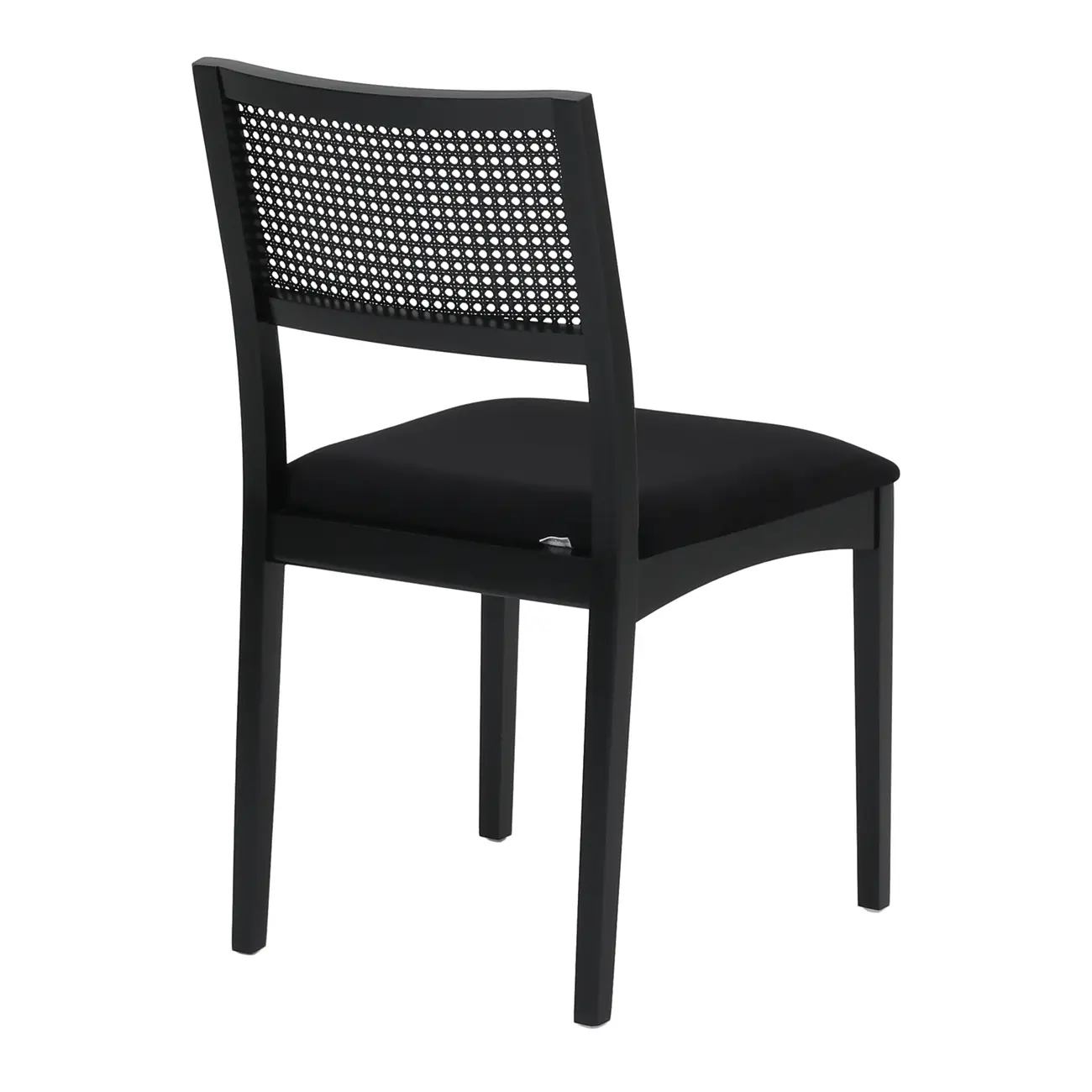 CADEIRA COM PALHINHA BOSSA - PRETO/PRETO - Foto 5