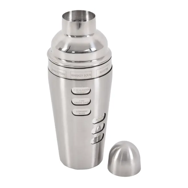 COQUETELEIRA COM RECEITAS 600 ML HELLIN - INOX - Foto 4