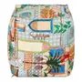 PUFF 45 CM X 45 CM SAUDADE TROPICAL - MULTICOR - Foto 3