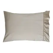 JOGO DE CAMA KING 4 PEÇAS HIGH-SATIN - BEGE - Foto 7