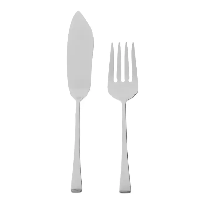 FACA E GARFO PARA SERVIR COM 2 PEÇAS BERNA - INOX - Foto 1