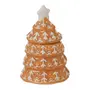 POTE DECORATIVO ÁRVORE VILAREJO NOEL - CASCA DE URUCUM/BRANCO - Foto 4