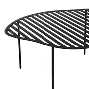 MESA DE CENTRO VAZADA 73 CM X 60 CM PINGO - PRETO - Foto 6