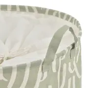 CESTO PARA ROUPAS TÃO LONGE TÃO PERTO - SÁLVIA/NATURAL - Foto 4