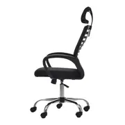 CADEIRA DE ESCRITÓRIO ALTA WEBZ I - CROMADO/PRETO - Foto 3