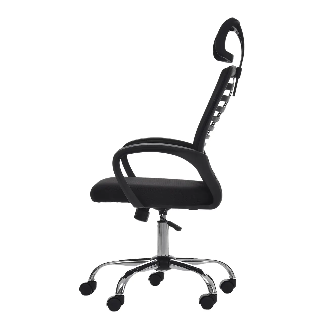 CADEIRA DE ESCRITÓRIO ALTA WEBZ I - CROMADO/PRETO - Foto 3