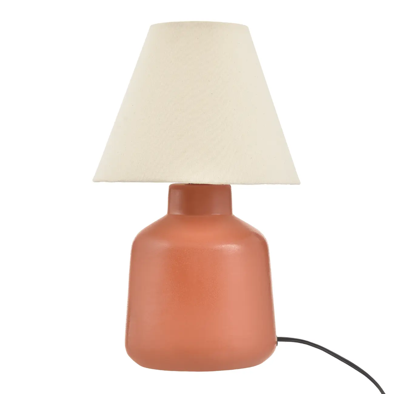 LUMINÁRIA DE MESA KERAMIK C/CUP M - TERRACOTA/NATURAL - Foto 1