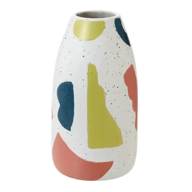 VASO 26 CM DUNI - BRANCO/CORES CALEIDOCOLOR - Foto 2