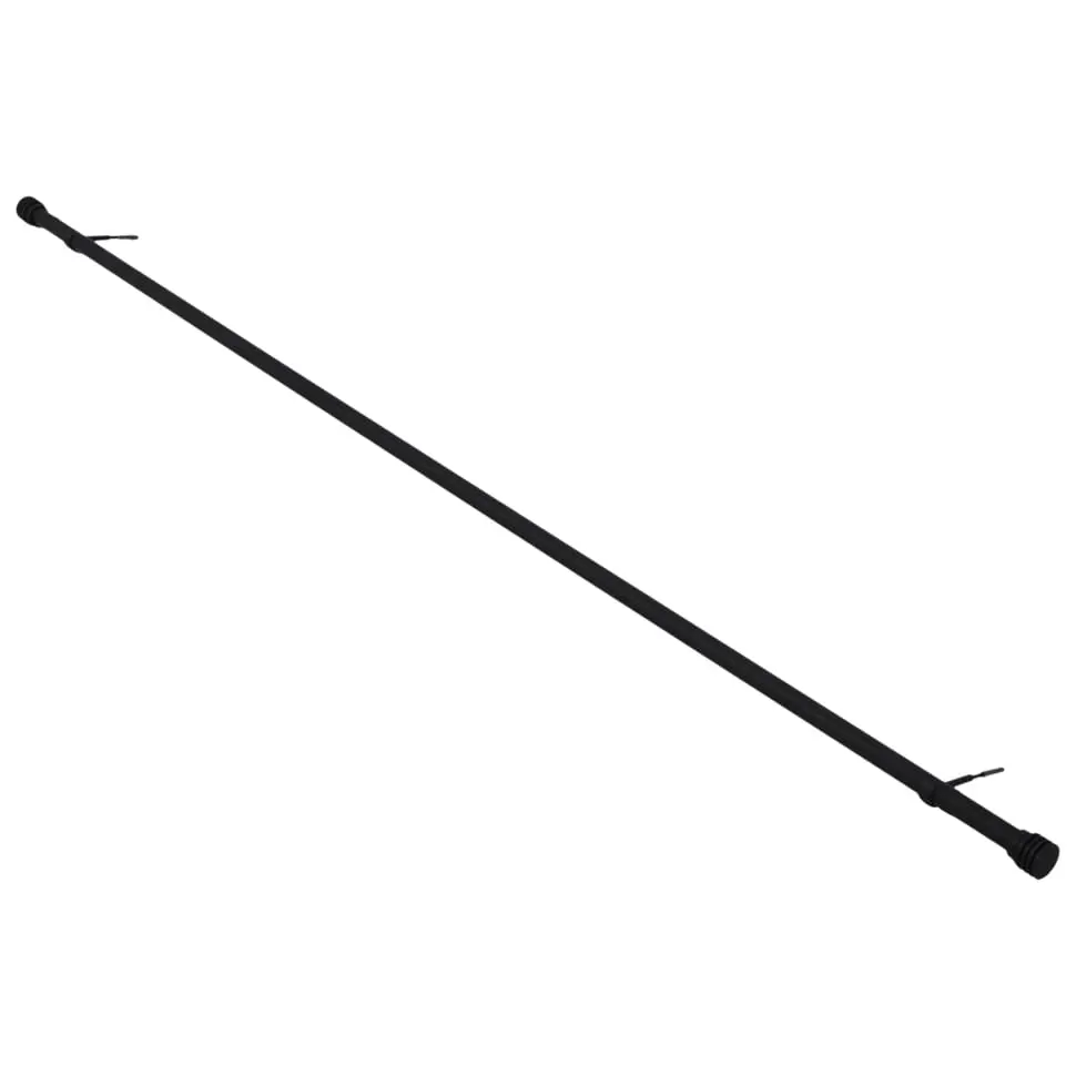 SUPORTE PARA CORTINA 2,20 M GOTLAND - PRETO - Foto 2