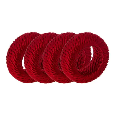 ARGOLA PARA GUARDANAPO CONJUNTO COM 4 PEÇAS INCANTI
