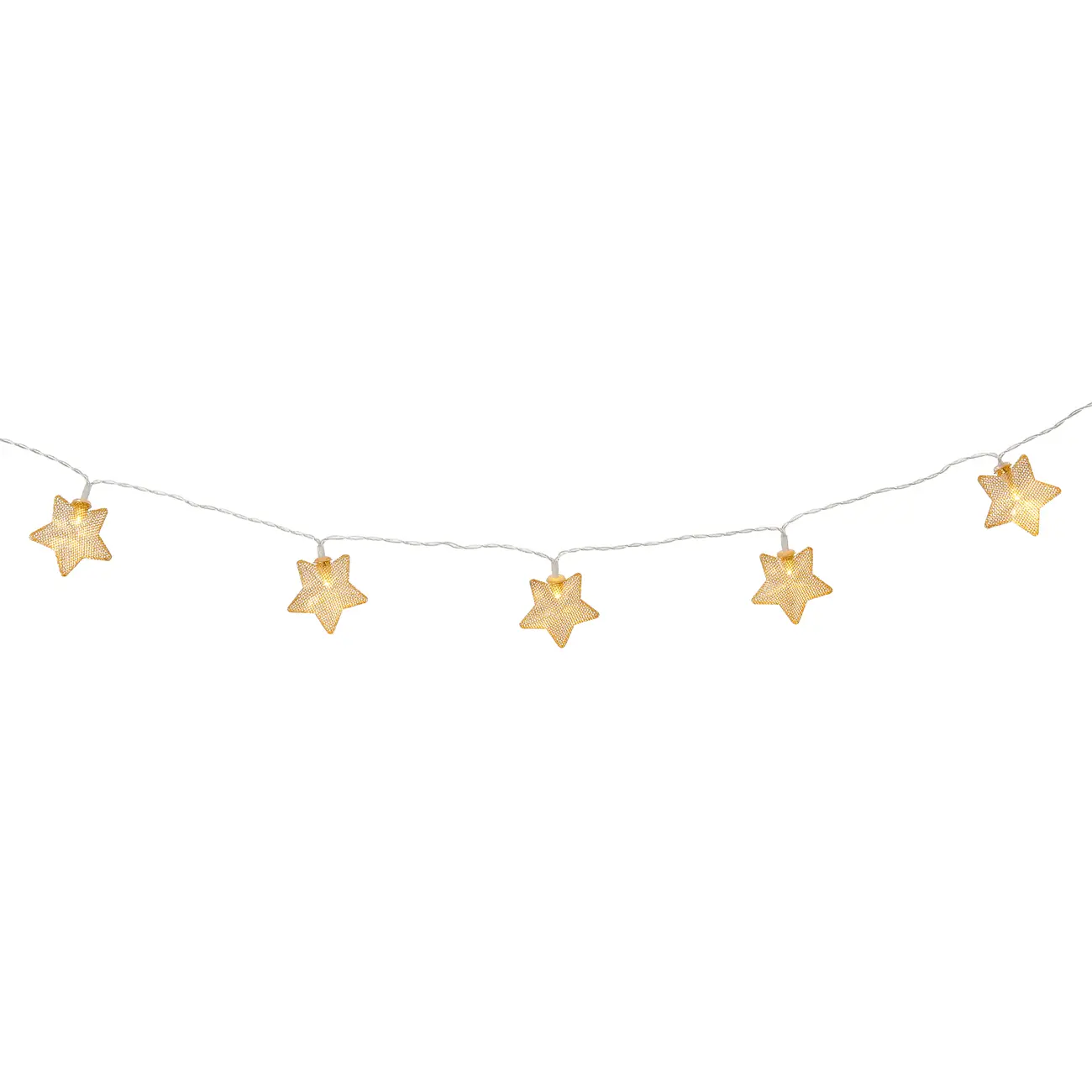 CORDÃO LED ESTRELA COM 10 LUZES VILAREJO NOEL - CREAM - Foto 2