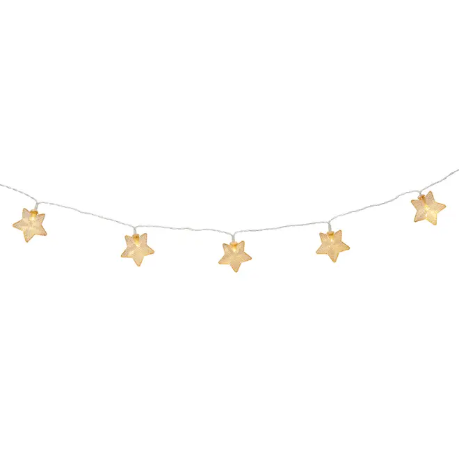 CORDÃO LED ESTRELA COM 10 LUZES VILAREJO NOEL - CREAM - Foto 2