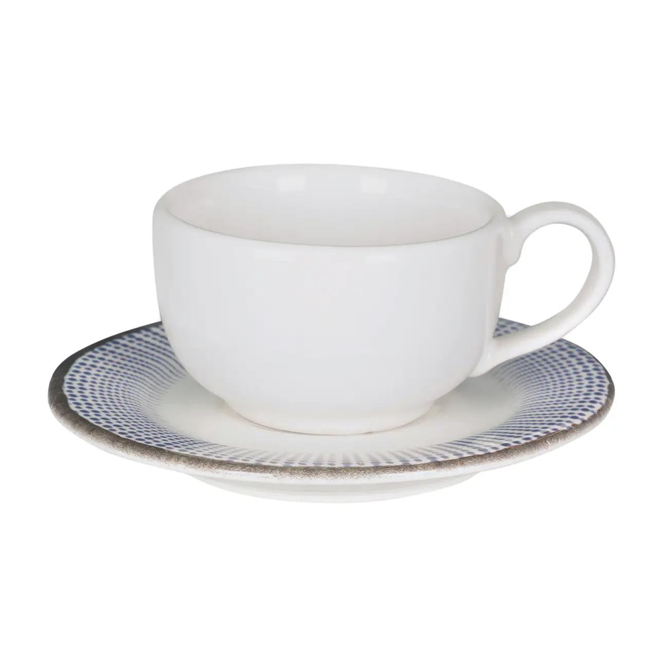 XÍCARA CAFÉ 50 ML SALINA I - BRANCO/AZUL - Foto 2