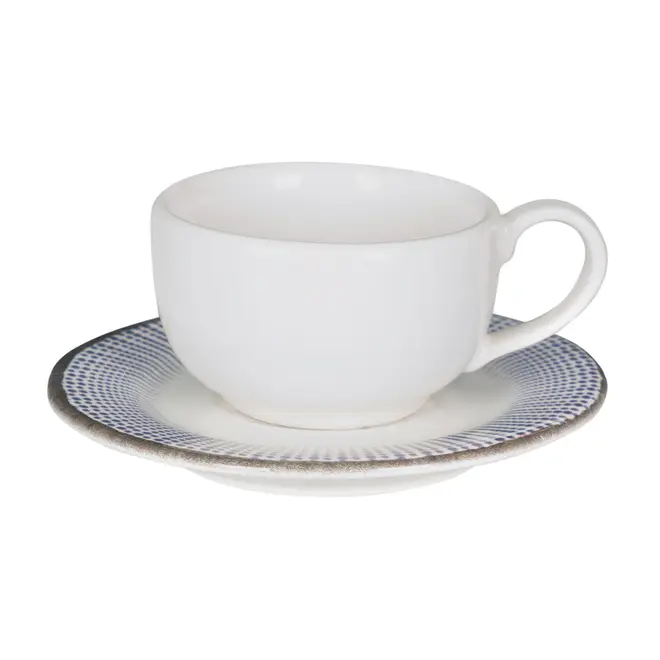XÍCARA CAFÉ 50 ML SALINA I - BRANCO/AZUL - Foto 2