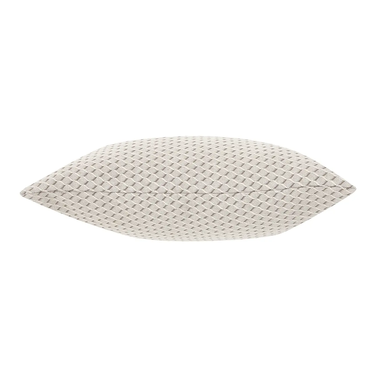 CAPA ALMOFADA 43 CM X 43 CM HÉRAULT - BEGE/CINZA - Foto 2