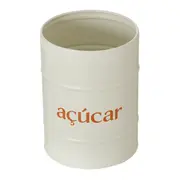 AÇÚCAR POTE 1 L BODEGA - OFF WHITE/CASCA DE URUCUM - Foto 6