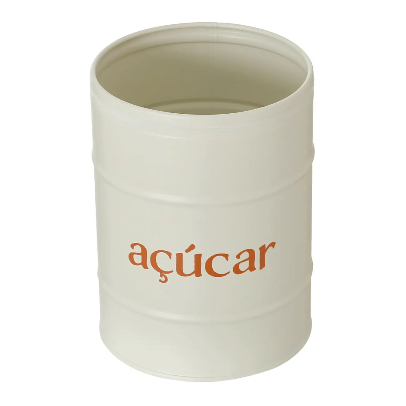 AÇÚCAR POTE 1 L BODEGA - OFF WHITE/CASCA DE URUCUM - Foto 6