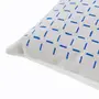 ALMOFADA 45 CM X 45 CM SENSORY - FLANDRES/AZUL COBALTO - Foto 4