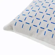 ALMOFADA 45 CM X 45 CM SENSORY - FLANDRES/AZUL COBALTO - Foto 4