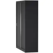 GUARDA-ROUPA DE CASAL 2 PORTAS DE CORRER 180 NOVILE - PRETO/BRANCO - Foto 15