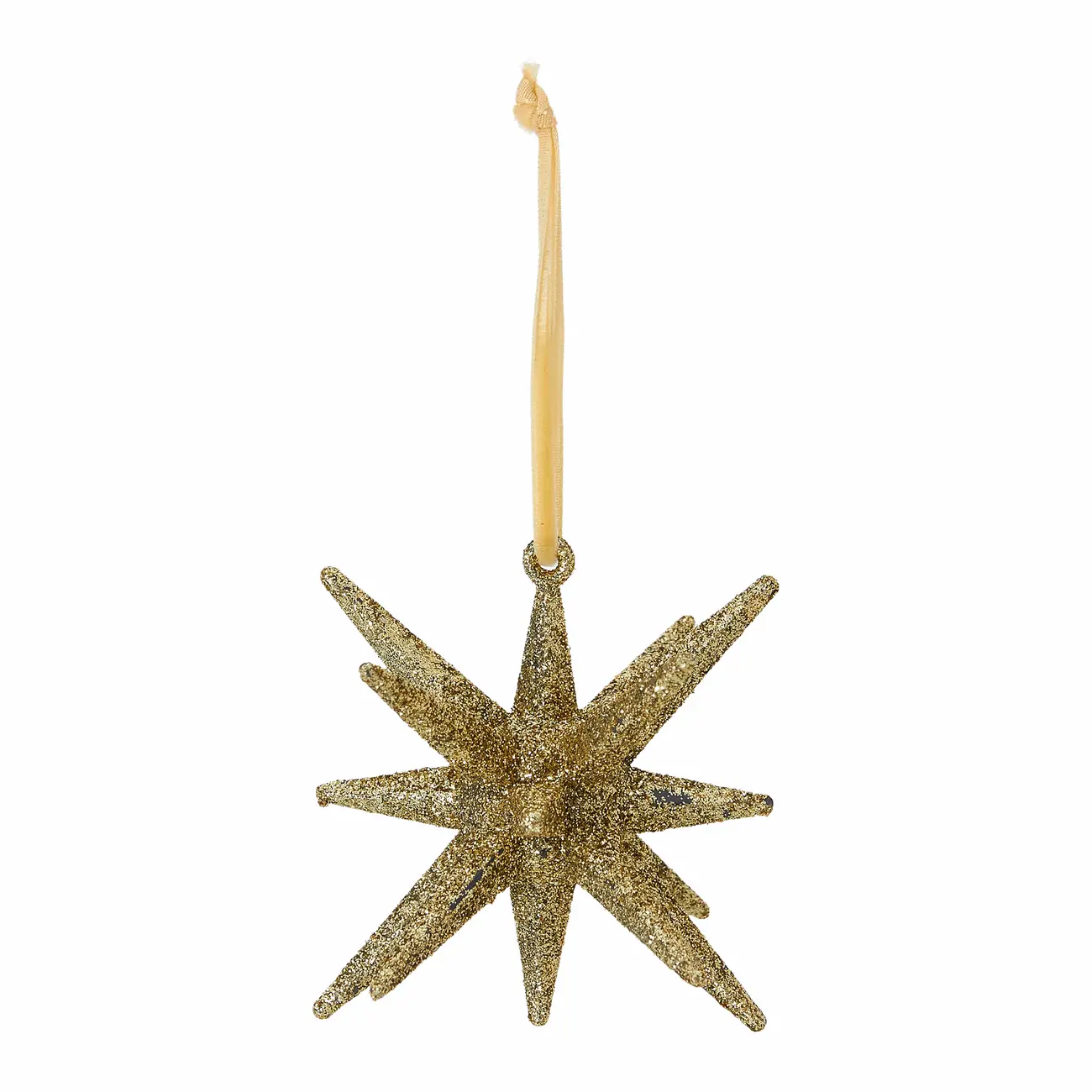 PINGENTE ESTRELA 11 CM FINE FESTIVITY C/2 - OURO - Foto 3