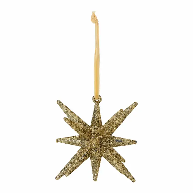PINGENTE ESTRELA 11 CM FINE FESTIVITY C/2 - OURO - Foto 3