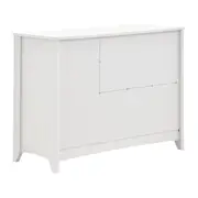 CÔMODA 4 GAVETAS/1 PORTA 1,22 M X 50 CM MON DIEU - BRANCO - Foto 8