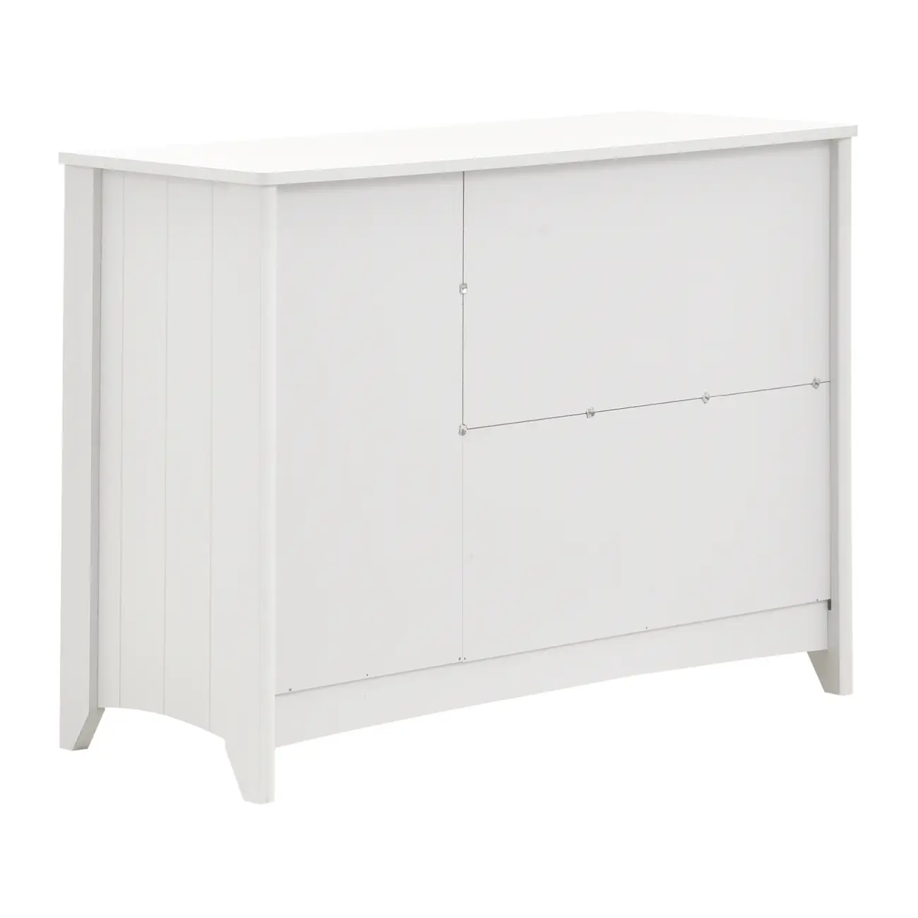 CÔMODA 4 GAVETAS/1 PORTA 1,22 M X 50 CM MON DIEU - BRANCO - Foto 8
